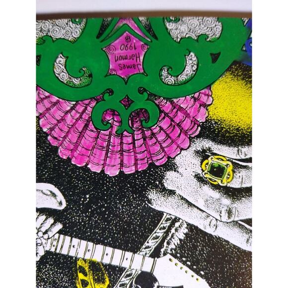 Jimi Hendrix Rock Fantasy Comic August 1990 Psychedelic Rock Artwork Vintage NOS - Picture 3 of 10